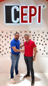 José Sánchez Gerente de SIstemas Bioclimáticos y José Manuel Picón Gerente de CEPI