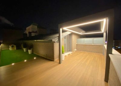 PÉRGOLA BIOCLIMÁTICA RETRÁCTIL EN ÁTICO DE ALCORCÓN MADRID 5